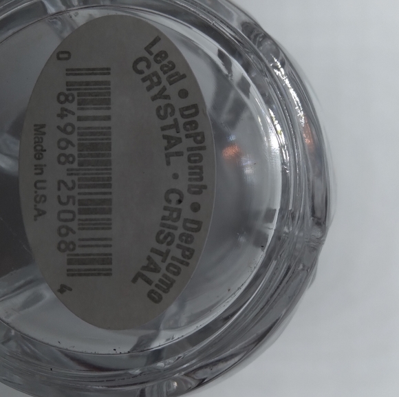 Deplomb Lead Crystal votive candle holder's set of 2 - Picture 4 of 6